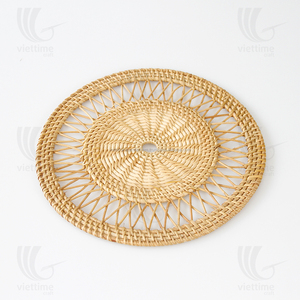 New Classic Style Natural Rattan <b>Placemat</b> Charger Handwoven in Vietnam - Product Image 5