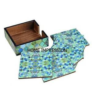 Posavasos de Material de madera de calidad superior Posavasos decorativo de nuevo diseño elegante para posavasos de vajilla para el hogar al precio más bajo - Product Image 1