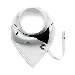 Bavoirs en mousseline à volants pour bébé 100% bavoirs en mousseline biologique bavoirs en gaze au design imprimé personnalisé avec boutons-pression de couleur personnalisée paquet de 8 pièces - Product Image 1