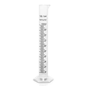 High Quality Borosilicate <b>Glass</b> Hexagonal Base <b>Measuring</b> Cylinders 5ml to 2000ml Capacity with Spout for Scientific Labs - Product Image 1
