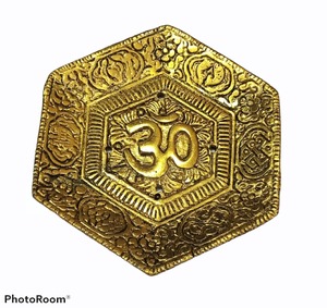 ไม้กำยานโลหะทรงกลมแบบจับคู่,ที่ใส่ธูปโลหะแบบแฮนด์เมดของอินเดียที่ปักธูปที่เผากำยานสำหรับใช้ในบ้าน - Product Image 3