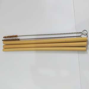 Bolsa de viaje de tela de paja de bambú con logotipo de marca reutilizable de alta calidad, soporte de paja de bambú Bio para papel de Camping/calidad de paja de arroz - Product Image 3