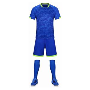 Camiseta de uniforme de fútbol para adultos para hombres con diseño de cuello redondo personalizable 100% poliéster tela transpirable de secado rápido - Product Image 2