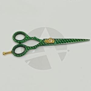 Barbier de couleur verte, papier enduit, lames tranchantes, ciseaux de rasoir, barbier professionnel, ciseaux de coupe de cheveux, Super coupe - Product Image 6