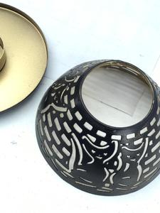 Modern Style Simple Metal Circular Black & Gold Candle <b>Holders</b> for Home Decor Metal Crafts <b>Tealight</b> <b>Holder</b> - Product Image 2