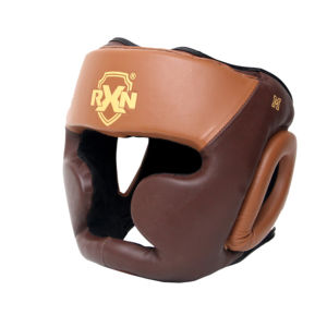 Casco de boxeo de cuero PU con logotipo personalizado al por mayor con diseño de protector bucal para entrenamiento y lucha - Product Image 2