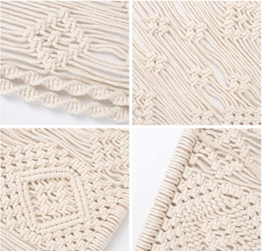 Macramé de bricolaje para plantas, colgadores de pared para interiores - Product Image 2
