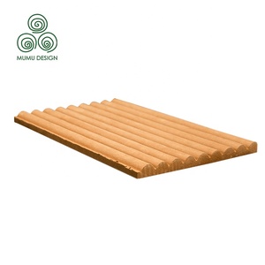 MUMU Line TV Wall Stand Texture ondulato scanalato stile moderno griglia produttore pannello <span class=keywords><strong>MDF</strong></span> laccato - Product Image 2