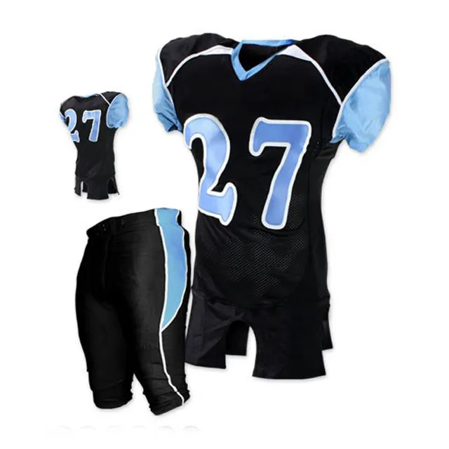 デザインサッカーシャツアメリカンフットボールユニフォームカスタムチームスポーツウェアアメリカンフットボールユニフォーム