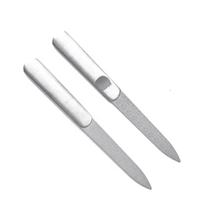 Outil de manucure et de pédicure en acier inoxydable, lime à ongles, soins personnels, vente en gros, - Product Image 5