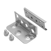 Connecteur de lit robuste en fer avec finition zinc et placage barillet, pour mobilier de chambre traditionnel