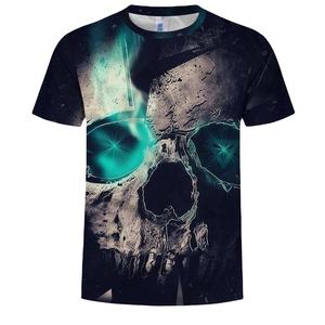 เสื้อยืดแขนสั้นลำลองคุณภาพสูงของผู้ชายผ้าถักระบายอากาศได้พิมพ์ลายดิจิตอลเพาะกายออกกำลังกายขนาดพิเศษ - Product Image 1