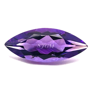 Amatista brasileña natural de corte Marquesa de 8X16mm "precio de fábrica al por mayor, piedra preciosa suelta facetada de alta calidad" por quilate | AMATISTA - Product Image 1