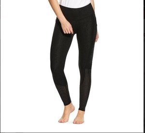 Pantalon d'équitation en silicone à siège intégral haute performance avec maille Leggings d'équitation professionnels en silicone taille haute unique - Product Image 5