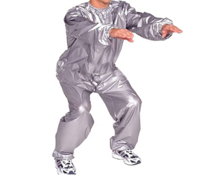 Combinaison de sauna pour la salle de sport, l'exercice, la remise en forme, la perte de poids, le remodelage du corps, anti-déchirure, en PVC, pour hommes et femmes - Product Image 1
