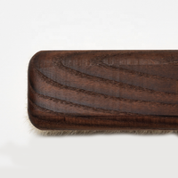 Usine en gros de haute qualité ovale en bois doux crin chaussure peinture brosse pour les Applications de peinture