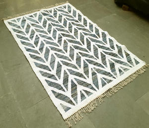 Alfombra Kilim de algodón de diseño - Product Image 3