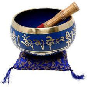 Black <b>Singing</b> <b>Bowls</b> Brass Metal Design Shiny <b>Tibetan</b> Metal <b>Bowls</b> for Meditation - Product Image 5