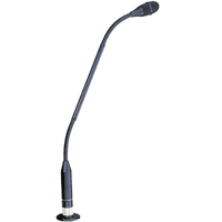 Microphone de bureau professionnel filaire à col de cygne, directionnel cardioïde, à condensateur USB, avec suppression du bruit, construction en plastique/métal