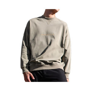 Sudadera lisa con cuello redondo para hombre, con logotipo personalizado, OEM, de fábrica - Product Image 1