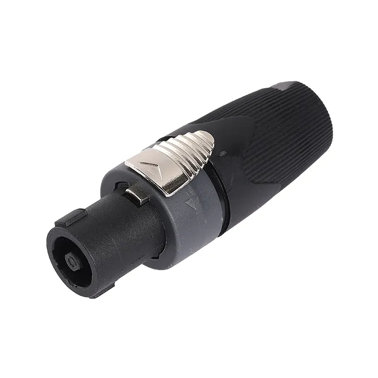XLR-14High Quality Professional Plastic Xlr 4pole connector microphone Speaker plug