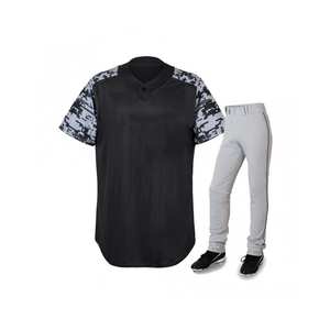 Directement OEM Usine Conception Personnalisée de Baseball & Softball Uniformes d'Équipe Haute Qualité Respirant Tackle Sergé Adultes Plus Taille Joueurs - Product Image 1