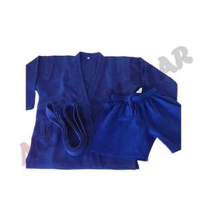 Sambo-uniforme azul de alta calidad, Sambo Gi, Logo de marca personalizado - Product Image 5