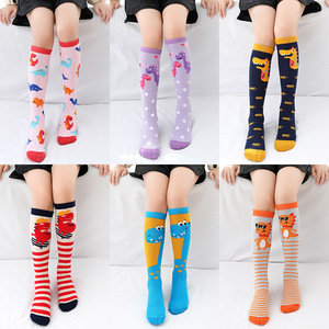 Chaussettes pour enfants bas de fille étudiant bébé sur le genou chaussettes <span class=keywords><strong>dinosaure</strong></span> haut tube - Product Image 3
