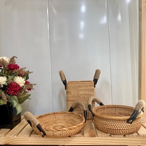 Handmade Rattan Weave Storage Basket