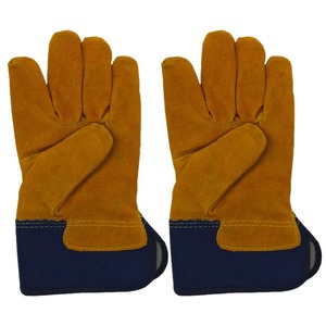 Gants de travail professionnels en cuir, sécurité, Logo OEM personnalisé, vente en gros, à prix d'usine - Product Image 2