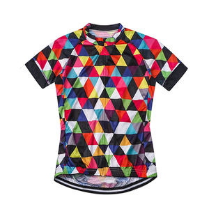 เสื้อเจอร์ซี่แขนสั้นสำหรับขี่จักรยานแห้งเร็ว,เสื้อเจอร์ซีย์สำหรับขี่จักรยานพิมพ์ลายดีไซน์ใหม่ระบายอากาศได้ดี - Product Image 3