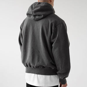 Vente en gros de sweat à capuche surdimensionné en coton polaire de haute qualité imprimé et brodé avec logo personnalisé pour hommes, vêtements de sport 2023 - Product Image 4