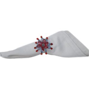 Anneau de serviette perles colorées décor de Table porte-serviette utilisation pour la maison hôtel Restaurant décoration de fête de mariage décor - Product Image 1