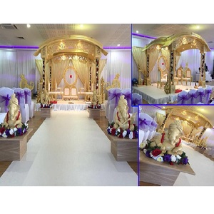 Wooden Carved Raj Mahal Wedding Mandap Gorgeous Wedding Wooden Mandap Leicester Designer Wooden Wedding Mahal Mandap Australia - Product Image 1