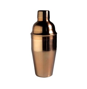 Copper Stainless Steel <b>Cocktail</b> <b>Shaker</b> Set Bar <b>Glass</b> <b>Shaker</b> with Metal and Acrylic Premium <b>Shaker</b> for <b>Cocktails</b> - Product Image 1