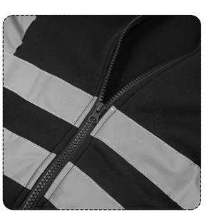 ชุดทำงานเสื้อฮู้ดดี้สะท้อนแสงคุณภาพดีเสื้อฮู้ดปากีสถานทำจาก hoodies สะท้อนความปลอดภัย - Product Image 5