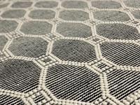 Organischer Natürlicher Reiner NZ-Wollteppich Günstiger Fabrikpreis Modernes Abstraktes Logo Bubble-Weave Kieselstein-Teppich Rutschfeste Bodenmatte