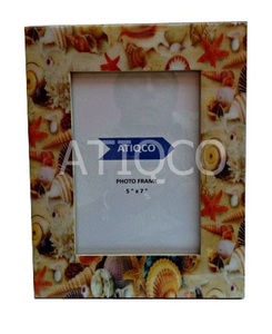 Cadre photo en bois unique Atiqco Modèle 787751, dernière collection, imprimé Cour du Roi, laqué et émaillé, idéal pour les fêtes - Product Image 6