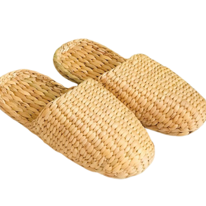 Pantoufles naturelles de jacinthe à l'eau, vente en gros, artisanat, vanne en jacinthe d'eau naturelle de haute qualité, vente en gros - Product Image 3