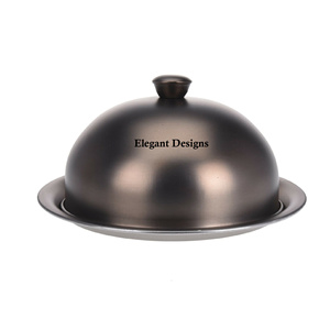 Réchauffeur d'aliments en métal design fait à la main élégant indien classique 8L capacité créative plat en gros - Product Image 3