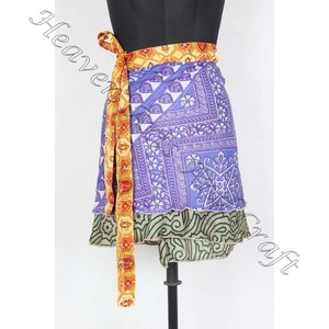 Minifalda mágica de 21 ", Reversible, de seda, con cuello Halter - Product Image 4