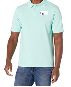 Camiseta de manga corta con estampado para hombre, camisa 65% de poliéster, 35% algodón, con cierre de botones, lavado a máquina - Product Image 4