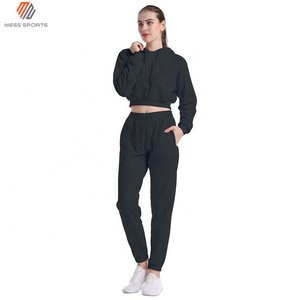 Conjunto Deportivo de Dos Piezas para Mujer, Diseño 2026, Top Corto de Manga Larga y Pantalones de Yoga, Estilo Liso, Ropa Deportiva - Product Image 5