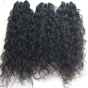 South Indian temple raw Virgin Human Hair Exporter Raw Hair Vendor Straight Wavy and curly Hair