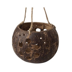 กระถางต้นไม้แขวนกะลามะพร้าว ยั่งยืน ย่อยสลายได้ทางชีวภาพ | ตกแต่งสวนไร้ขยะ - Product Image 2