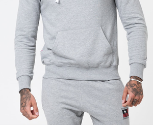 Sweats à capuche personnalisés pour hommes 100% coton lourd luxe qualité bouffante impression Streetwear pulls à capuche pour hommes - Product Image 4