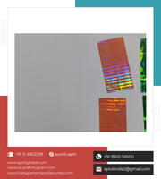 Autocollants holographiques adhésifs anti-contrefaçon sécurisés sur mesure en gros, en matériau PET 3D, étiquettes d'emballage ISO9001