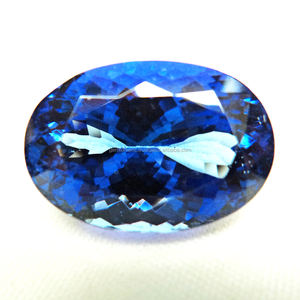 Piedra preciosa de corte suelto de tanzanita, piedra preciosa natural calibrada facetada ovalada, piedras de nacimiento sueltas semipreciosas de alta calidad OEM - Product Image 4