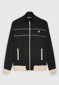 Trajes Deportivos de Invierno Personalizados en Poliéster Negro y Blanco para Hombre con Logotipo Personalizado, Peso Medio, de Pakistán, Productos Huzaifa - Product Image 5