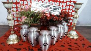 ทองเหลืองเงิน PEWTER เผาศพสัตว์เลี้ยงอุปกรณ์ศพโกศโดย Brassworld อินเดีย - Product Image 5